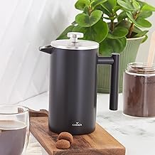 KARACA Matt-Schwarz French Press 1000 ml Edelstahl