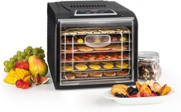 Klarstein Dörrautomat Fruit Jerky Pro 6 500W Schwarz