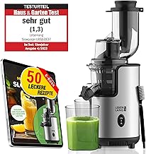 LEBENLANG Slow Juicer Edelstahl LL-5000 BPA-frei