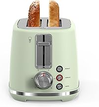 LONGDEEM Toaster LD-200 2 Scheiben Edelstahl Grün