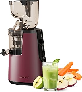 Nebula Grande 45RPM Slow Juicer Tiefrot BPA-frei