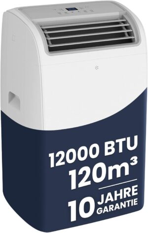 Newentor 12000 BTU Mobile Klimaanlage mit Fernbedienung