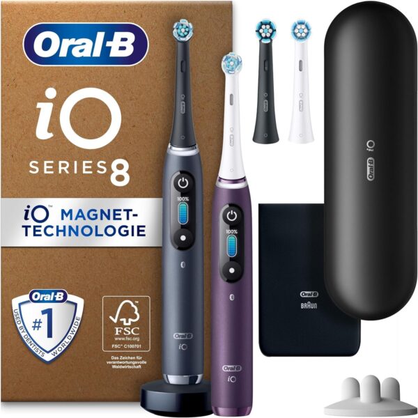 Oral-B iO 8 Plus Doppelpack Zahnbürste