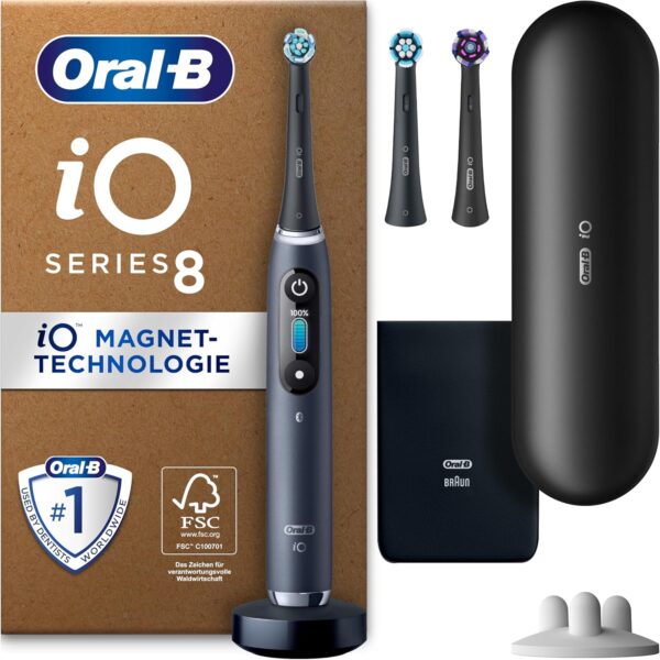 Oral-B iO 8 Plus Elektrische Zahnbürste 3 Bürsten