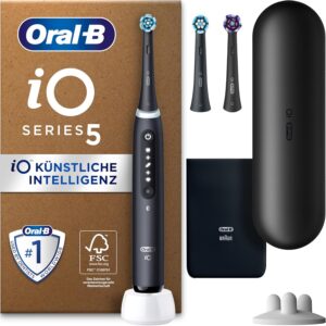 Oral-B iO Series 5 Plus Elektrische Zahnbürste Schwarz