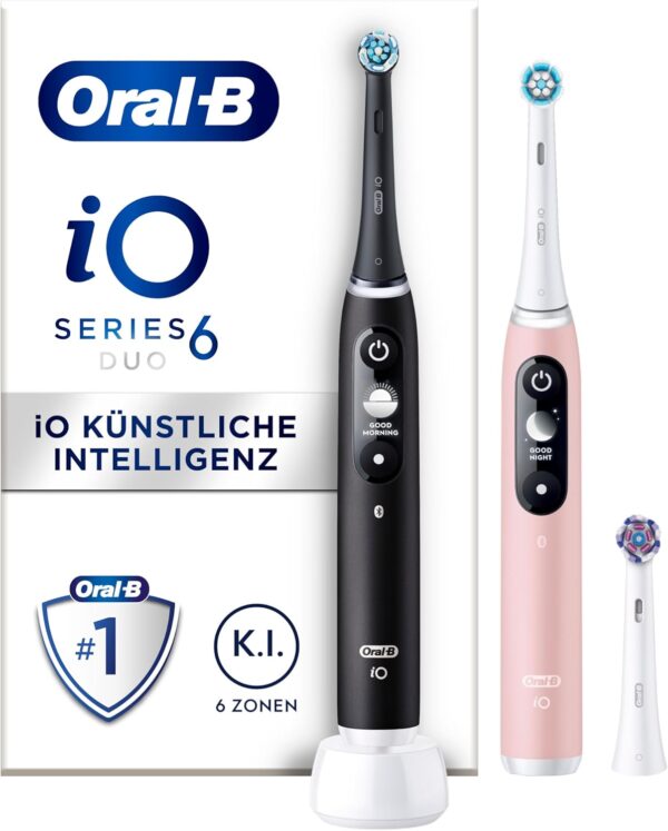 Oral-B iO Series 6 Zahnbürste Doppelpack 3 Bürsten