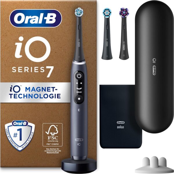 Oral-B iO Series 7 Plus Elektrische Zahnbürste Schwarz