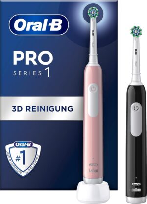 Oral-B Pro 1 Elektrische Zahnbürste Doppelpack