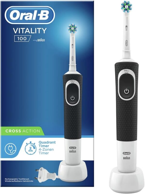 Oral-B Vitality 100 Elektrische Zahnbürste Schwarz