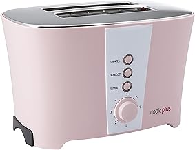 Rosa Toaster 800W 2 Scheiben 7 Stufen