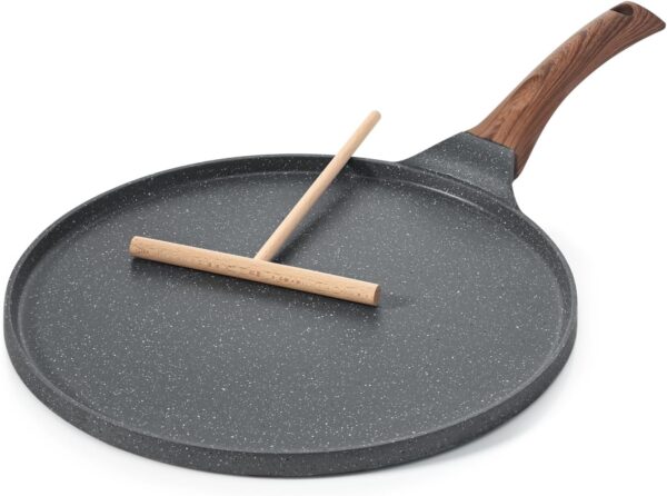 SENSARTE Crepe Pfanne 26cm Antihaft Granit PFOA-frei