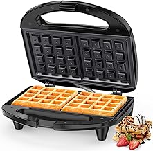 Snailar Waffeleisen 750W Antihaft Kompakt