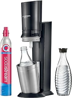 SodaStream Crystal 3.0 Wassersprudler mit 2 Glaskaraffen