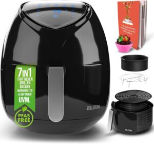 Stillstern Air Fryer XXL 6,5L LED-Touch 1800W 10 Programme