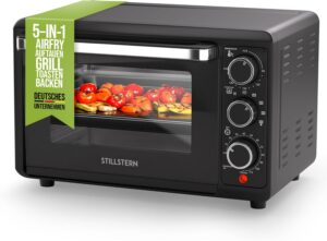 Stillstern Minibackofen 18L Umluft 1300W Airfryer