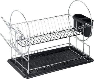 WENKO Geschirrabtropfer Premium Duo 52x36x24 cm Geschirrabtropfer Premium Duo 52x36x24 cm WENKO