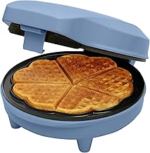 Bestron Waffeleisen ASW238 Herzwaffeln Blau