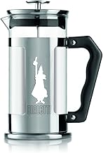 Bialetti Preziosa Kaffeepresse 1L Edelstahl Glas