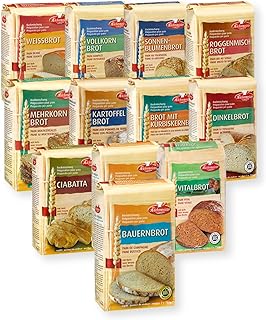 BIELMEIER Brotbackmischung Set 12x1000g für Automat Ofen