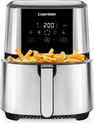 Chefman TurboFry Touch 4.75L Heißluftfritteuse Digital