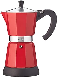 cilio Classico Espressokocher 6 Tassen Rot