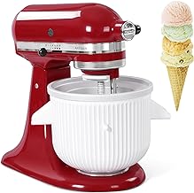 Eismaschine Aufsatz für Kitchenaid 4,3/4,8 L