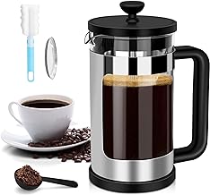 French Press Kaffeebereiter Edelstahl 600ml