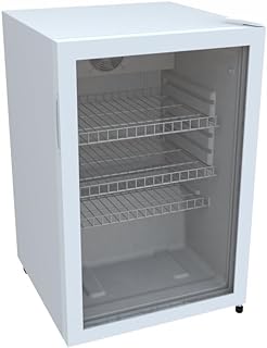 Glastür-Kühlschrank 118L LED Weiß METRO GSC2125