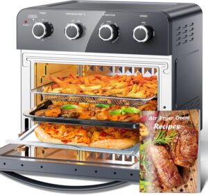 Heißluftfritteuse 23L Airfryer 1700W mit 100 Rezepten