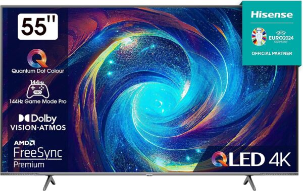 Hisense 55E7KQ PRO 55 Zoll 4K QLED Smart TV HDR 144Hz