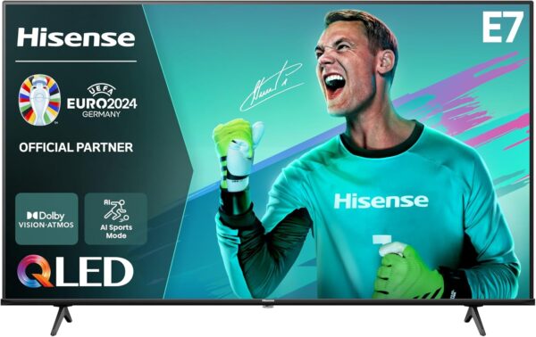 Hisense 58E7NQ 4K QLED TV 58 Zoll HDR10+ Dolby Atmos