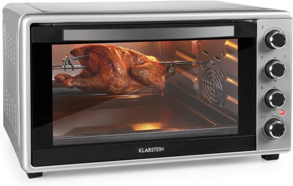 Klarstein Masterchef 60L Minibackofen 2000W Edelstahl