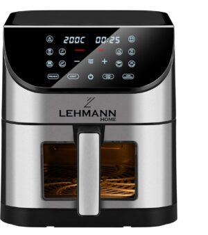 Lehmann Heißluftfritteuse XXL 8L 1800W 10 Programme