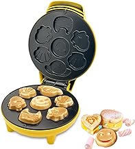 Mini-Cookie-Maker Tiermotive 700W Gelb Antihaft