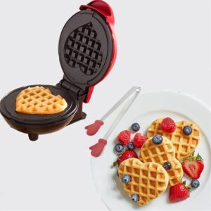 Mini Herz Waffeleisen 350W Antihaft