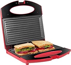 Panini Grill 750W Antihaft Rot Modell XY123