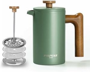 Poliviar JX2024-SFPN-DE French Press 600ml Grün