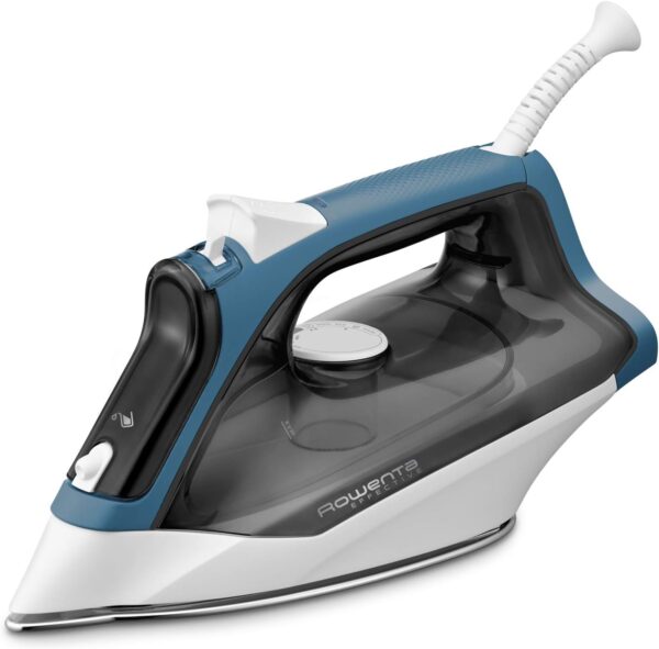 Rowenta DX1550D1 Dampfbügeleisen Edelstahl Blau