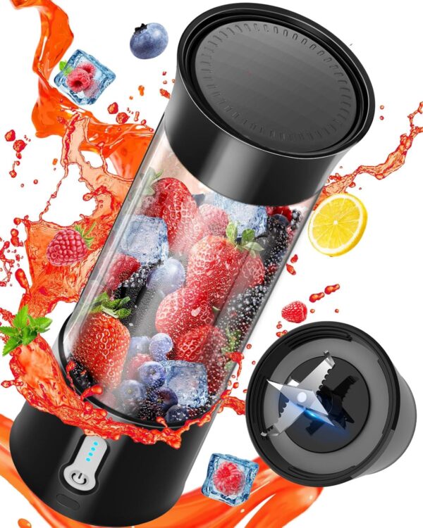 Tragbarer 500mL Smoothie Maker mit 6 Klingen USB