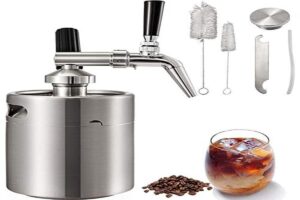 VEVOR Kaltbrüh-Kaffeemaschine 2L Edelstahl Silber