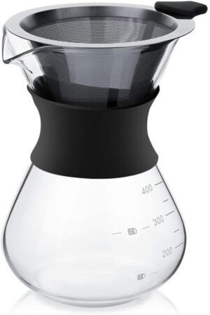 YunNasi Handfilter Kaffeebereiter 400ML Schwarz