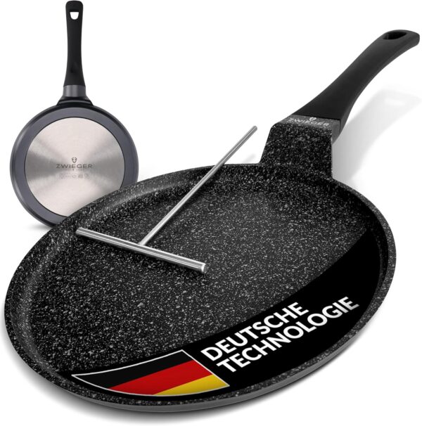 ZWIEGER Crepe Pfanne Induktion 26cm PFOA PFOS-frei