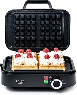 Adler AD3038 Doppelwaffeleisen 2000W Antihaft