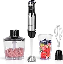 Aigostar Buckle 1000W Stabmixer Set 4-in-1 Edelstahl