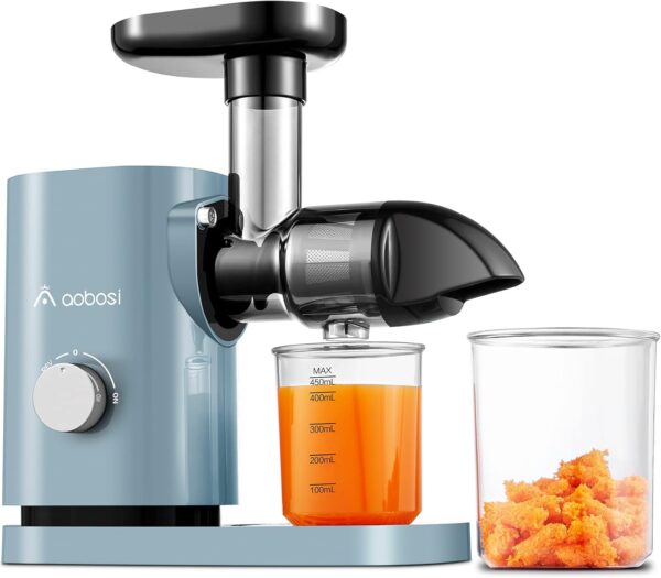 Aobosi Slow Juicer SJ150 blau BPA-frei leiser Motor