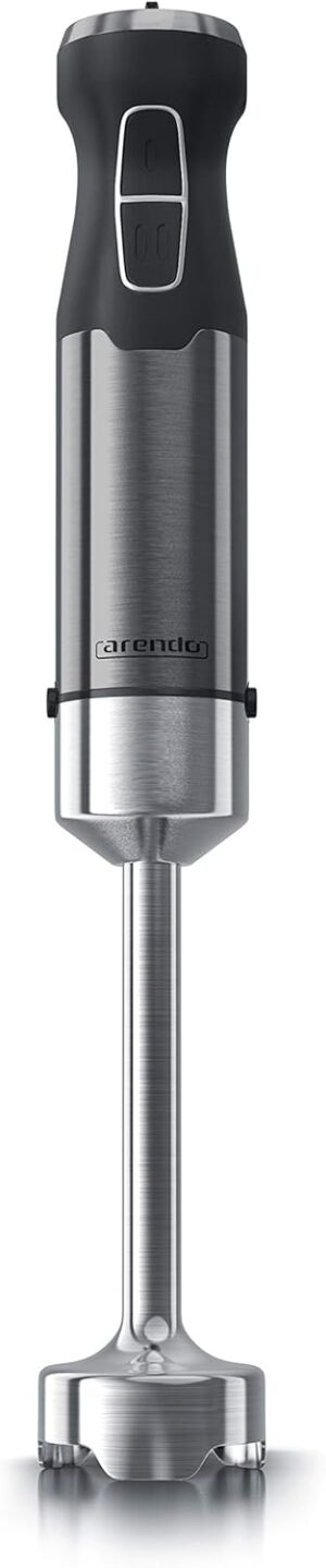 Arendo Stabmixer 1000W Edelstahl Cool Grey