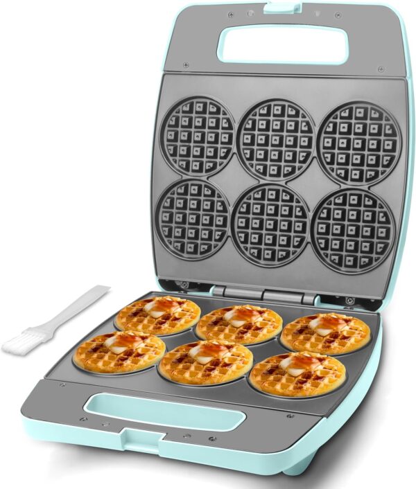 Baker's Friend Multi Mini Waffeleisen Aqua