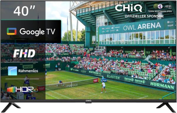 CHiQ L40G7V 40 Zoll FHD Google TV rahmenlos 5G WLAN