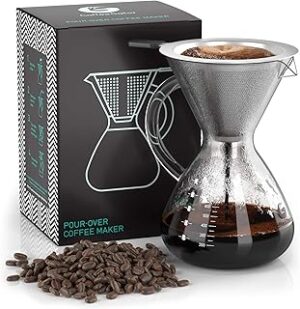 Coffee Gator Pour Over Kaffeebereiter 800ml Glas