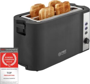 First Austria Toaster FA-5406-2 4 Scheiben 6 Stufen